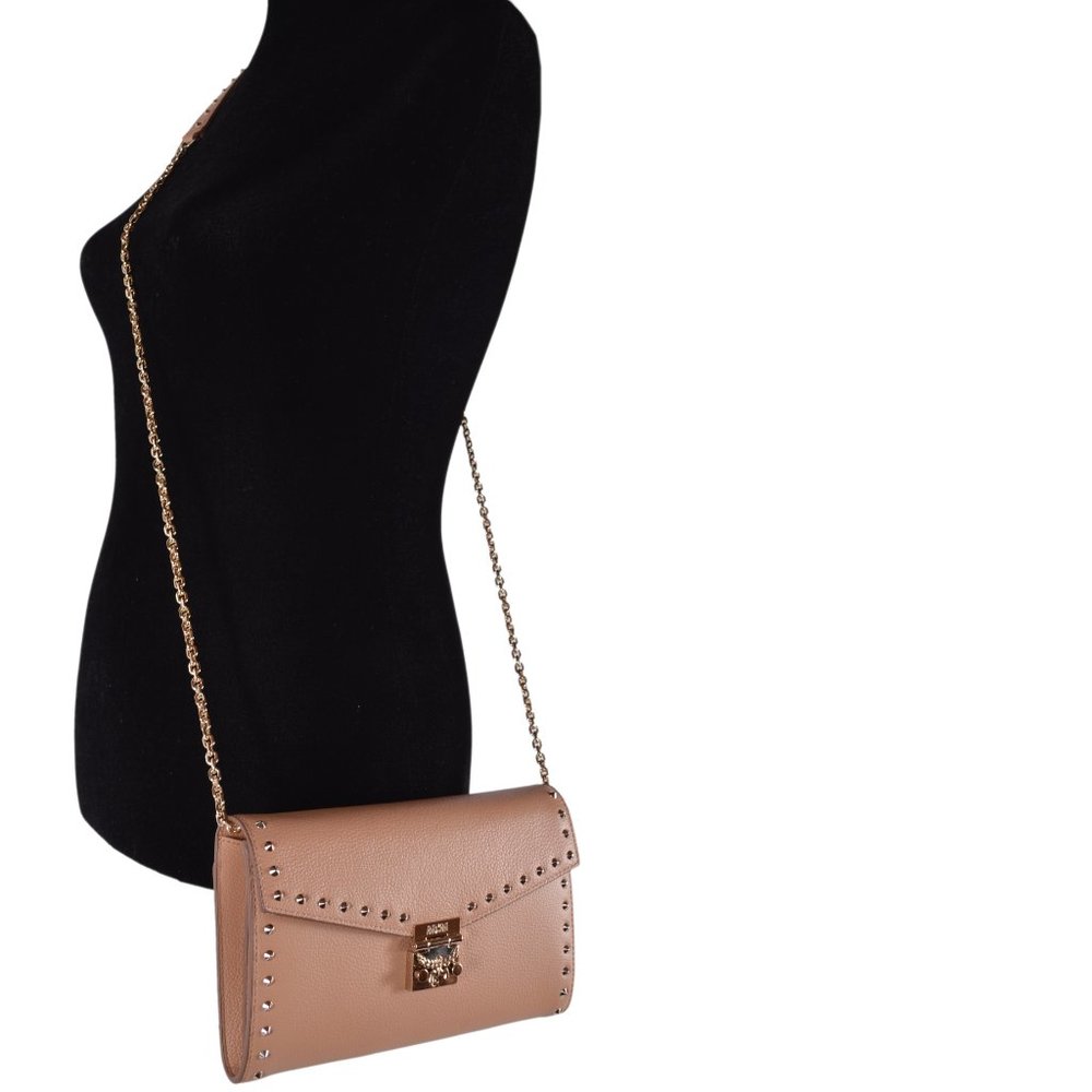 MCM Studded Patricia Chain on Wallet Bag - Picture 2 of 10